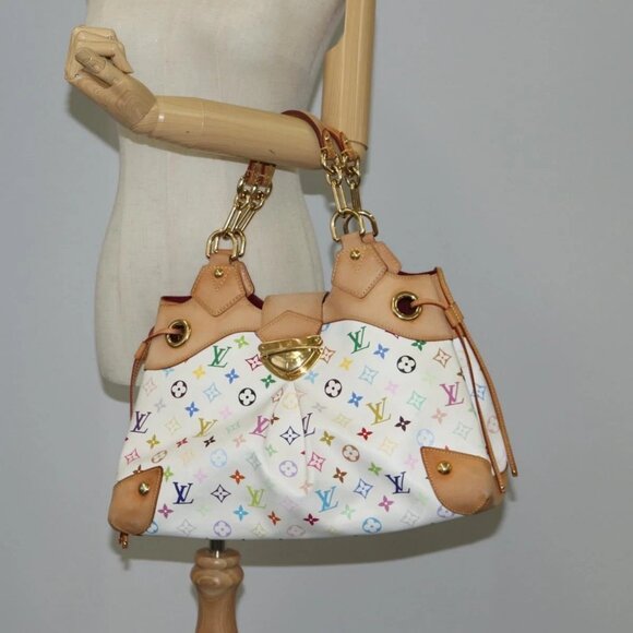 LOUIS VUITTON Monogram Multicolor Ursula Tote Bag White - Picture 13 of 16